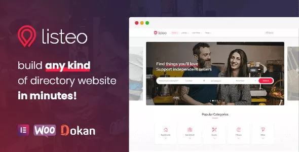 Listeo v1.9.60 - Directory & Listings with Booking WordPress Theme