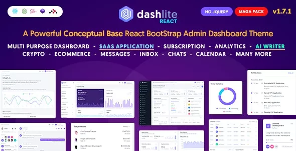 DashLite v1.7.1 - React Admin Dashboard Template