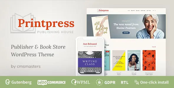 Printpress v1.1.4 - Book Publishing WordPress Theme