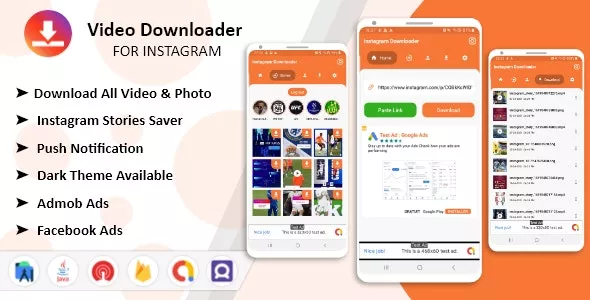 Instagram Downloader - Videos, Photos, Stories, Reels, ITGV - All In One Instagram Downloader App