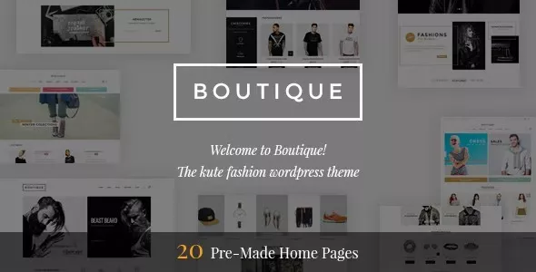 Boutique v2.3.3 - Kute Fashion WooCommerce Theme ( RTL Supported )