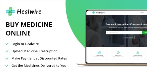 Healwire v4.0 - Online Pharmacy Script