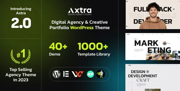 Axtra v2.0 - Digital Agency Creative Portfolio Theme
