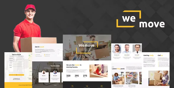 WeMove v1.5 - Home Moving & Logistic WordPress Theme