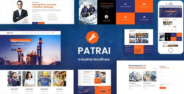 Patrai Industry v2.4 - Industrial WordPress