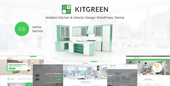 KitGreen v3.0.7 - Interior and Kitchen Design WordPress Theme