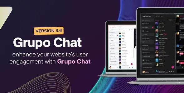 Grupo Chat v3.6 - Chat Room & Private Chat PHP Script