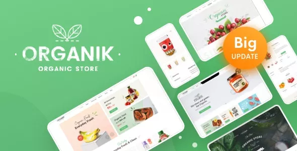 Organik v3.2.8 - Organic Food Store WordPress Theme