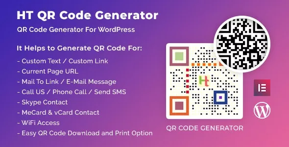 HT QR Code Generator for WordPress v2.3.7