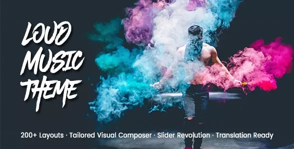 Loud v2.5.2 - A Modern WordPress Theme for the Music Industry