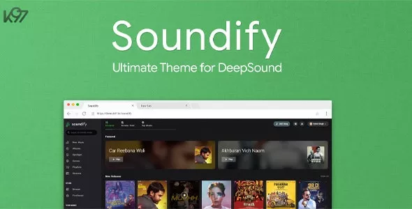 Soundify v1.5.2 - The Ultimate DeepSound Theme