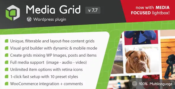 Media Grid v7.7.1 - Wordpress Responsive Portfolio