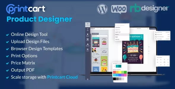 Printcart Product Designer v1.2.2 - WooCommerce WordPress