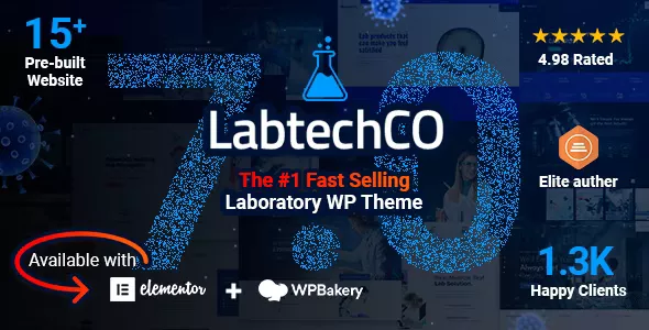 LabtechCO v7.1 - Laboratory & Science Research WordPress Theme
