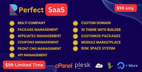 Perfect SaaS v1.2.2 - Powerful Multi-Tenancy Module for Perfex CRM