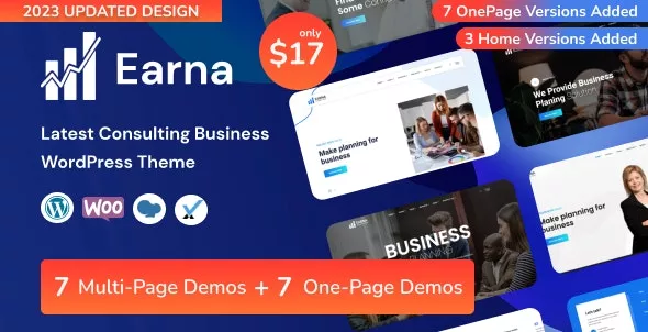 Earna v1.1 - Consulting Business WordPress Theme