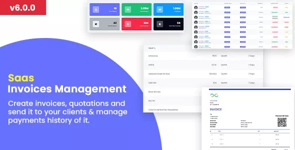 Invoice SaaS Management System v6.0.3 - Invoices SaaS / Billing Management / Laravel Invoice Management