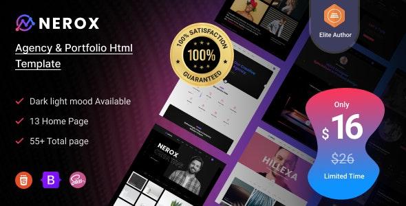 Nerox - Agency & Portfolio HTML Template
