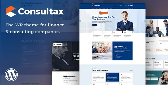 Consultax v1.2.0 - Financial & Consulting WordPress Theme
