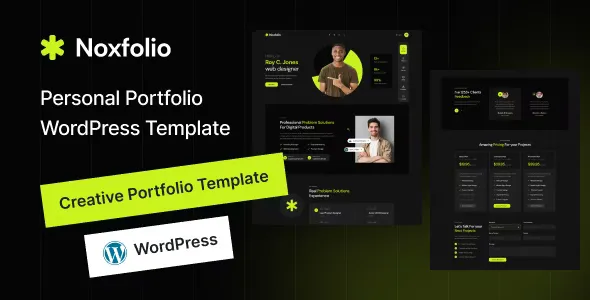 Noxfolio v1.0.1 - Personal Portfolio Resume WordPress Theme