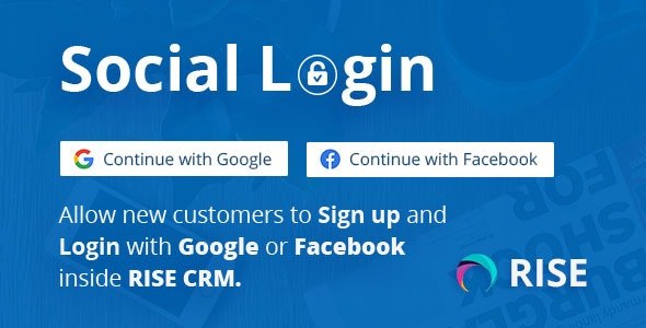 Social Login for RISE CRM v1.0.2