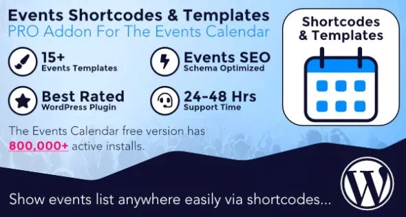 The Events Calendar Shortcode and Templates Pro v3.0