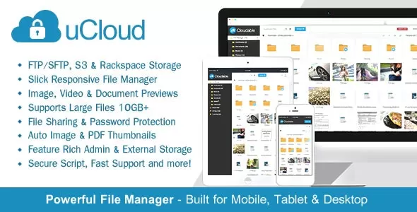uCloud v2.1.1 - File Hosting Script - Securely Manage, Preview & Share Your Files