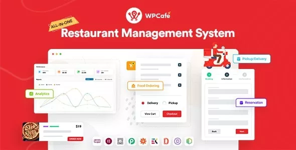 WP Cafe v2.2.12 - Table Reservation, Food Menu & Online Food Ordering for WooCommerce