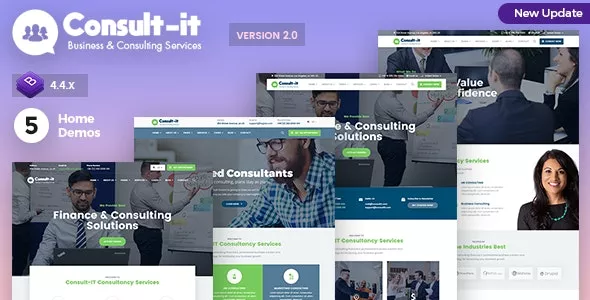 ConsultIt v2.0 - Business Consulting and Investments HTML Template