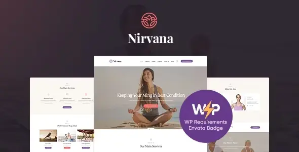 Nirvana v1.3.0 - Yoga Studio and Fitness Club WordPress Theme