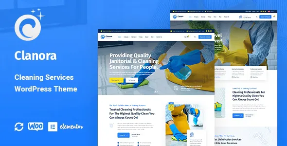 Clanora v1.2.4 - Cleaning Services WordPress Theme