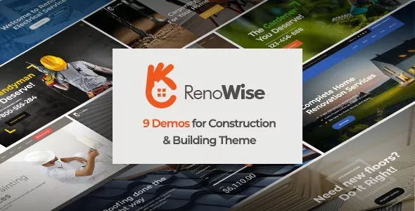 RenoWise v1.0.8 - Construction & Building Theme
