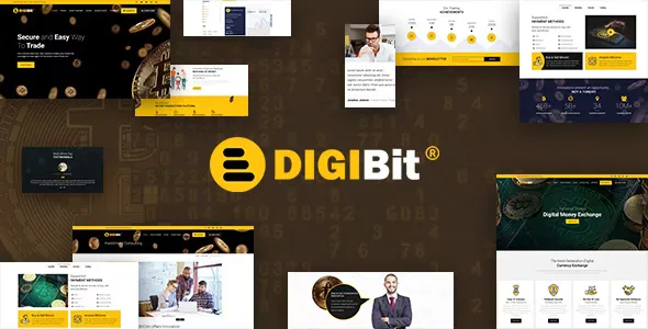 DigiBit v2.3 - Bitcoin Trading WordPress Theme