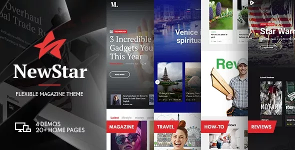 NewStar v1.3.7 - Magazine & News WordPress Theme