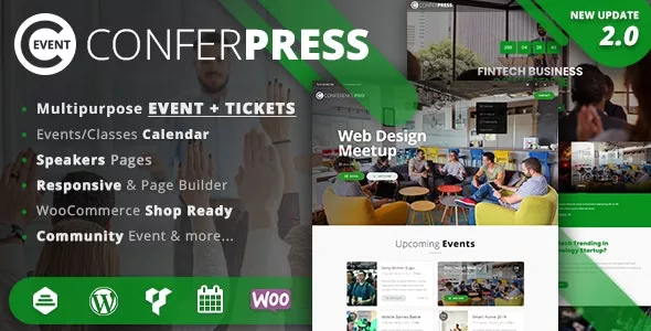 ConferPress v2.8 - Multipurpose Event Tickets WordPress Theme