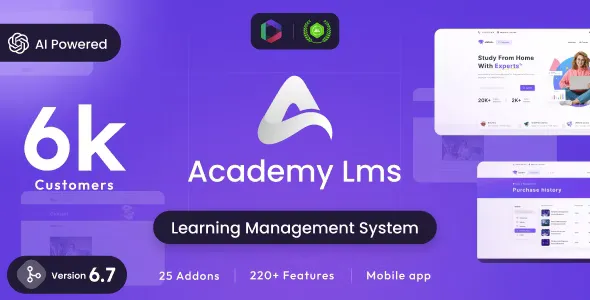 Academy LMS v6.7 - Learning Management System