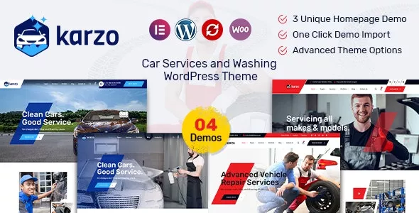 Karzo v1.7 - Car Service & Washing WordPress Theme