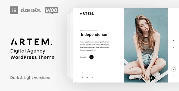 Artem v1.3.9 - Digital Agency WordPress Theme