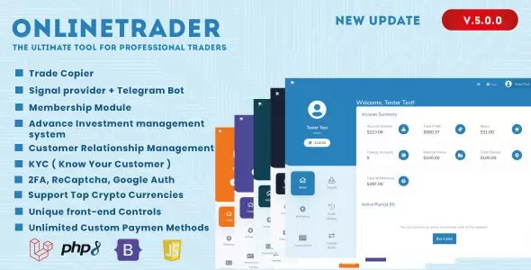 OnlineTrader v5.0.7 - Trading and Investment Management System