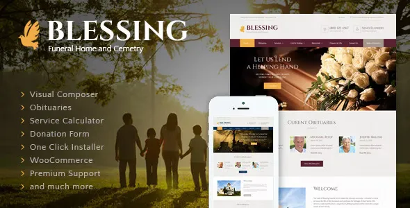 Blessing v3.2.9 - Funeral Home Services & Cremation Parlor WordPress Theme