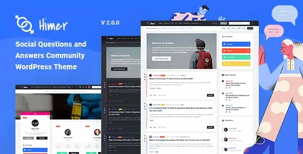 Himer v2.1.0 - Social Questions and Answers WordPress Theme