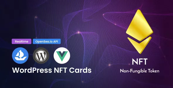 WordPress Live NFT Cards Affiliates with VueJS v2.0.0