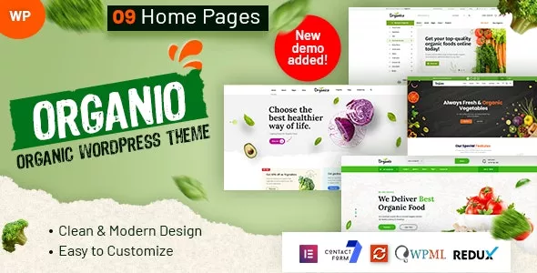 Organio v1.5.0 - Organic Food Store WordPress