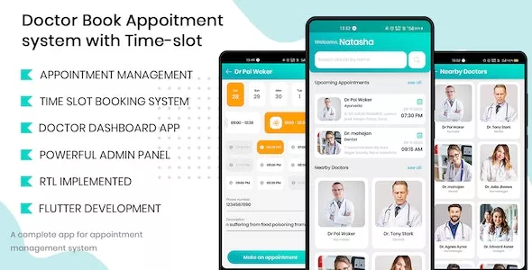 Doctor Finder v8.0 - Appointment Booking With Time-slot App