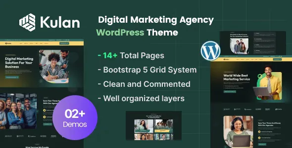 Kulan - Digital Marketing Agency WordPress Theme