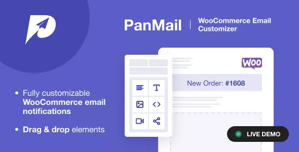 PanMail v1.1.0 - WooCommerce Email Customizer