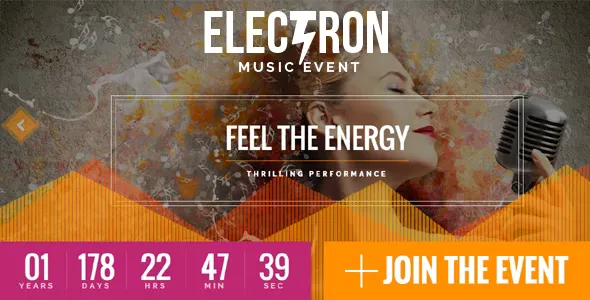 Electron v1.8.2 - Event Concert & Christmas New Year Conference Theme