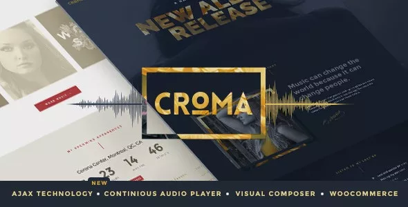 Croma v3.5.12 - Music WordPress Theme with Ajax and Continuous Playback