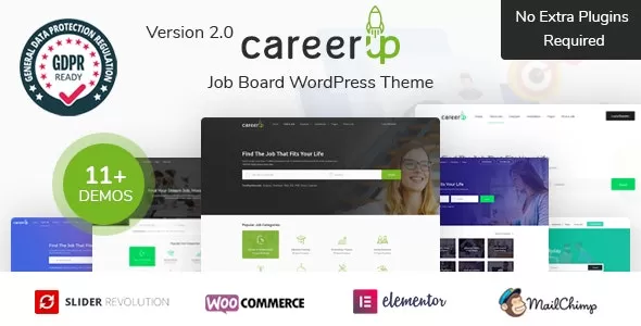 CareerUp v2.3.37 - Job Board WordPress Theme