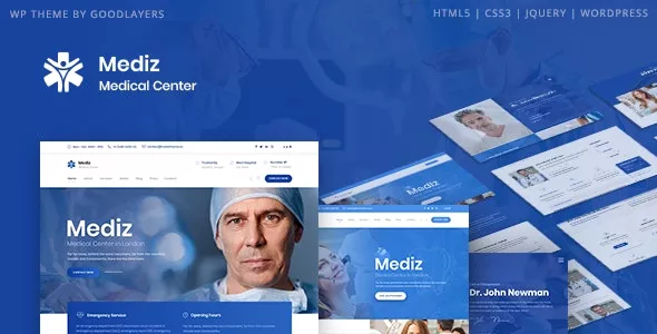 Mediz v2.0.7 - Medical WordPress Theme